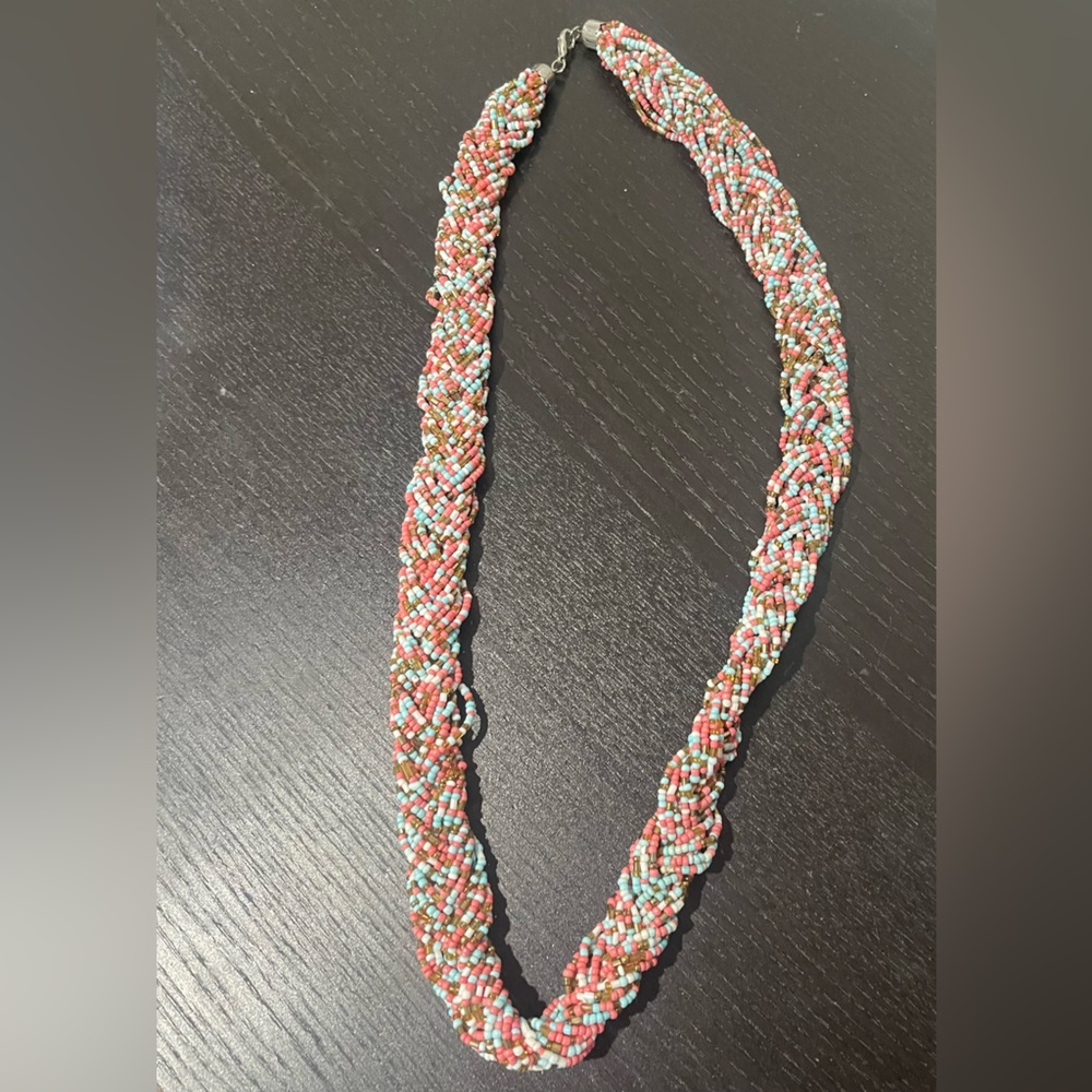 Beautiful colorful beaded necklace